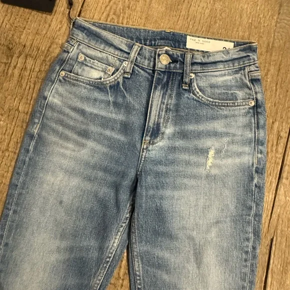 Rag & Bone Peyton Boot Cut Jeans in Monterosso. - Picture 6 of 12